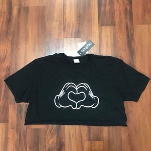 Disney Love Hands Crop Top